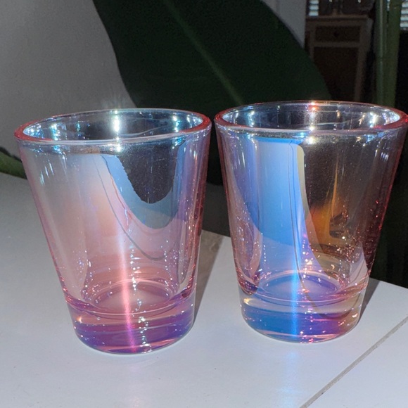 Other - Iridescent Shot Glasses Succulent Holder Planters